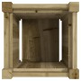 Jardinera madera maciza de pino impregnada 31x31x31 cm en Macetas y jardineras | Comprar online en Foru.es