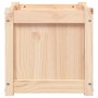 Jardinera madera maciza de pino 40x40x40 cm en Macetas y jardineras | Comprar online en Foru.es