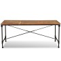 Mesa de comedor de madera maciza reciclada 180 cm de vidaXL, Mesas de cocina y de comedor - Ref: Foro24-243995, Precio: 308,5...