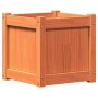 Jardineras de exterior 2 uds madera maciza de pino marrón cera en Macetas y jardineras | Comprar online en Foru.es