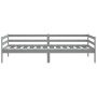 Sofá cama de madera maciza de pino gris 90x200 cm de vidaXL, Camas y somieres - Ref: Foro24-806932, Precio: 112,86 €, Descuen...