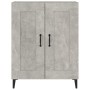 Aparador de madera contrachapada gris hormigón 69,5x34x90 cm de vidaXL, Aparadores - Ref: Foro24-812145, Precio: 69,99 €, Des...