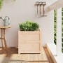 Jardinera madera maciza de pino 50x50x50 cm en Macetas y jardineras | Comprar online en Foru.es