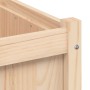Jardineras de exterior 2 unidades madera maciza de pino en Macetas y jardineras | Comprar online en Foru.es