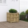Jardinera madera maciza de pino impregnada 50x50x50 cm en Macetas y jardineras | Comprar online en Foru.es