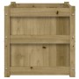 Jardinera madera maciza de pino impregnada 50x50x50 cm en Macetas y jardineras | Comprar online en Foru.es