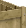 Jardineras de exterior 2 unidades madera impregnada de pino en Macetas y jardineras | Comprar online en Foru.es