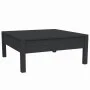 Juego muebles jardín 3 pzas y cojines negro madera pino maciza de vidaXL, Sofás modulares de exterior - Ref: Foro24-806674, P...