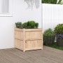 Jardinera de madera maciza de pino 60x60x60 cm en Macetas y jardineras | Comprar online en Foru.es