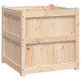 Jardinera de madera maciza de pino 60x60x60 cm en Macetas y jardineras | Comprar online en Foru.es