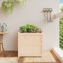 Jardinera de madera maciza de pino 60x60x60 cm en Macetas y jardineras | Comprar online en Foru.es