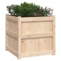 Jardinera de madera maciza de pino 60x60x60 cm en Macetas y jardineras | Comprar online en Foru.es