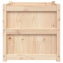Jardinera de madera maciza de pino 60x60x60 cm en Macetas y jardineras | Comprar online en Foru.es