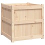 Jardinera de madera maciza de pino 60x60x60 cm en Macetas y jardineras | Comprar online en Foru.es