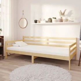 Schlafsofa aus massivem Kiefernholz, 90 x 200 cm von vidaXL, Betten und Lattenroste - Ref: Foro24-806935, Preis: 85,31 €, Rab...