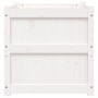 Jardinera madera maciza de pino blanco 60x60x60 cm en Macetas y jardineras | Comprar online en Foru.es