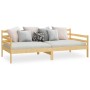 Sofá cama de madera maciza de pino 90x200 cm de vidaXL, Camas y somieres - Ref: Foro24-806935, Precio: 106,15 €, Descuento: %