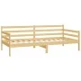 Solid pine wood sofa bed 90x200 cm by vidaXL, Beds and slatted bases - Ref: Foro24-806935, Price: 85,31 €, Discount: %
