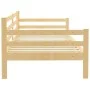 Solid pine wood sofa bed 90x200 cm by vidaXL, Beds and slatted bases - Ref: Foro24-806935, Price: 85,31 €, Discount: %