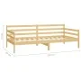 Solid pine wood sofa bed 90x200 cm by vidaXL, Beds and slatted bases - Ref: Foro24-806935, Price: 85,31 €, Discount: %