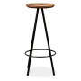 Taburetes de cocina 2 unidades madera maciza reciclada de vidaXL, Taburetes de cocina - Ref: Foro24-245445, Precio: 137,27 €,...