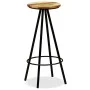 Taburetes de cocina 2 unidades madera maciza reciclada de vidaXL, Taburetes de cocina - Ref: Foro24-245445, Precio: 135,33 €,...