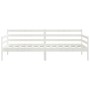 Sofá cama de madera maciza de pino blanco 90x200 cm de vidaXL, Camas y somieres - Ref: Foro24-806936, Precio: 126,72 €, Descu...