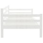 Sofá cama de madera maciza de pino blanco 90x200 cm de vidaXL, Camas y somieres - Ref: Foro24-806936, Precio: 126,72 €, Descu...
