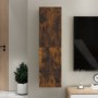 Mueble para TV de pared color roble ahumado 30,5x30x110 cm de vidaXL, Muebles TV - Ref: Foro24-826676, Precio: 50,53 €, Descu...