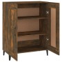 Aparador de madera de ingeniería roble ahumado 69,5x34x90 cm de vidaXL, Aparadores - Ref: Foro24-817342, Precio: 69,99 €, Des...