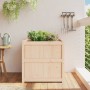 Jardinera de madera maciza de pino 70x70x70 cm en Macetas y jardineras | Comprar online en Foru.es