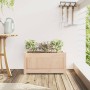 Jardinera de madera maciza de pino 60x31x31 cm en Macetas y jardineras | Comprar online en Foru.es