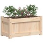 Jardinera de madera maciza de pino 60x31x31 cm en Macetas y jardineras | Comprar online en Foru.es