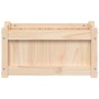 Jardinera de madera maciza de pino 60x31x31 cm en Macetas y jardineras | Comprar online en Foru.es