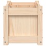 Jardinera de madera maciza de pino 60x31x31 cm en Macetas y jardineras | Comprar online en Foru.es