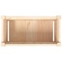 Jardinera de madera maciza de pino 60x31x31 cm en Macetas y jardineras | Comprar online en Foru.es