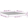 Estructura de cama madera maciza de pino 180x200 cm de vidaXL, Camas y somieres - Ref: Foro24-823429, Precio: 105,51 €, Descu...