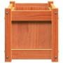 Jardineras de exterior 2 uds madera maciza de pino marrón cera en Macetas y jardineras | Comprar online en Foru.es