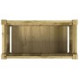 Jardinera de madera de pino impregnada 60x31x31 cm en Macetas y jardineras | Comprar online en Foru.es