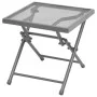 Tumbonas con mesita 2 unidades acero gris antracita de vidaXL, Tumbonas - Ref: Foro24-42727, Precio: 300,89 €, Descuento: %