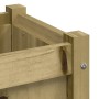 Jardineras de exterior 2 unidades madera impregnada de pino en Macetas y jardineras | Comprar online en Foru.es