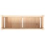 Jardinera de madera maciza de pino 90x31x31 cm en Macetas y jardineras | Comprar online en Foru.es