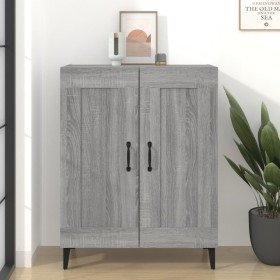 Aparador de madera de ingeniería gris Sonoma 69,5x34x90 cm de vidaXL, Aparadores - Ref: Foro24-817343, Precio: 72,03 €, Descu...