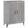 Aparador de madera de ingeniería gris Sonoma 69,5x34x90 cm de vidaXL, Aparadores - Ref: Foro24-817343, Precio: 72,03 €, Descu...