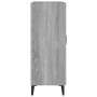 Aparador de madera de ingeniería gris Sonoma 69,5x34x90 cm de vidaXL, Aparadores - Ref: Foro24-817343, Precio: 72,03 €, Descu...