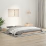 Estructura de cama madera maciza de pino 150x200 cm de vidaXL, Camas y somieres - Ref: Foro24-823439, Precio: 97,91 €, Descue...