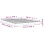 Estructura de cama madera maciza de pino blanco 150x200 cm de vidaXL, Camas y somieres - Ref: Foro24-823440, Precio: 92,37 €,...