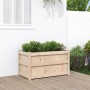 Jardinera de madera maciza de pino 90x50x50 cm en Macetas y jardineras | Comprar online en Foru.es