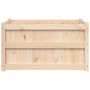Jardinera de madera maciza de pino 90x50x50 cm en Macetas y jardineras | Comprar online en Foru.es