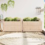 Jardineras de exterior 2 unidades madera maciza de pino en Macetas y jardineras | Comprar online en Foru.es